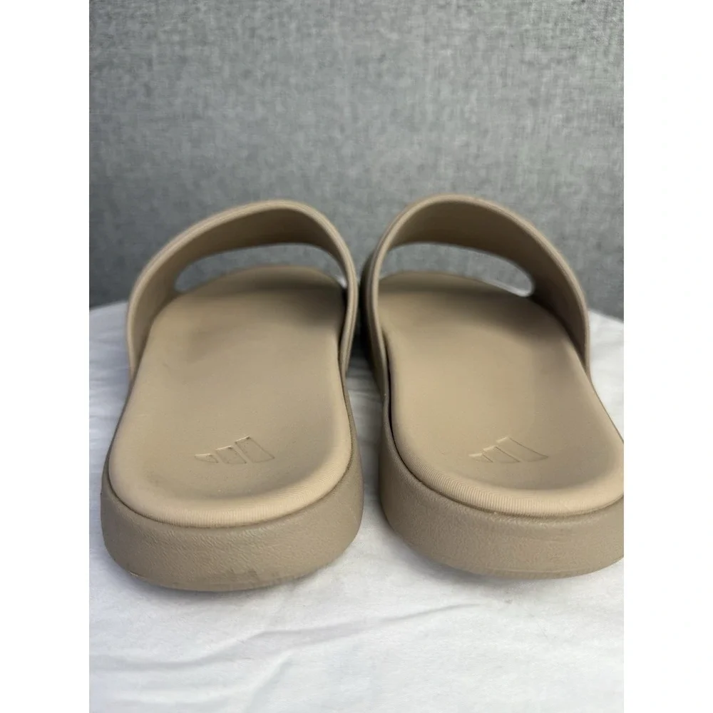 Adidas ZNSORY Cloudfoam EVA 3‎ Stripe Sport Slip-On Slide Sandals Brown Men's 9
